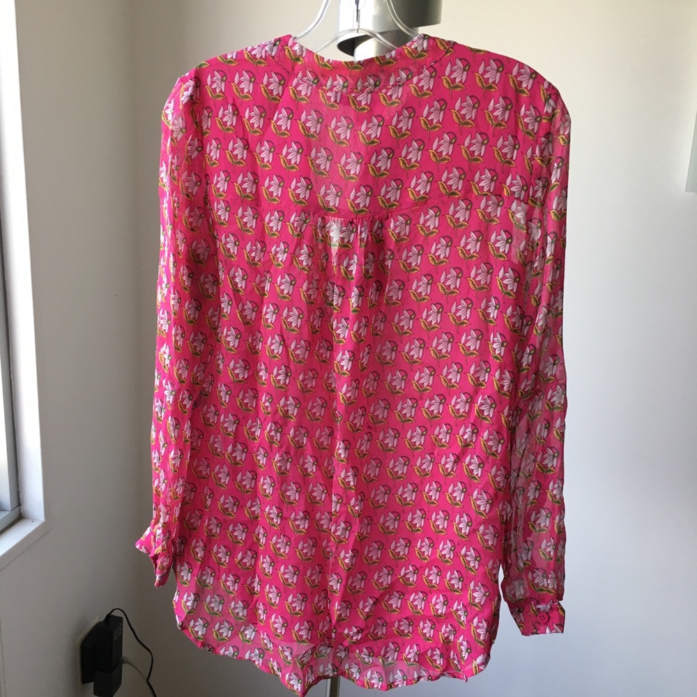 DIANE V. FURSTENBERG Esti printed silk blouse - Picture 8 of 8